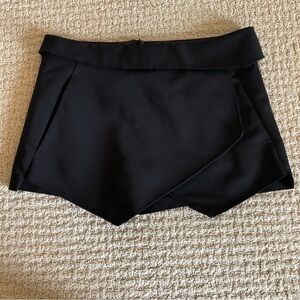 Zara Basics Black Dress Shorts / Skort